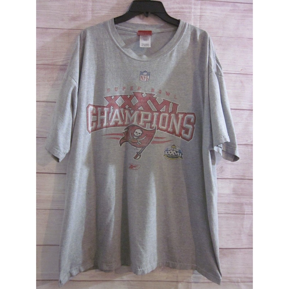 Vintage Tampa Bay Bucs NFL 2003 Super Bowl Champions XXXVII T Shirt Size XL